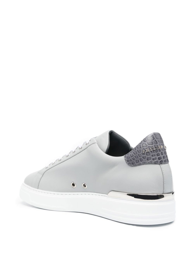 Philipp Plein The Plein Original Tm Low-top Sneakers In 灰色