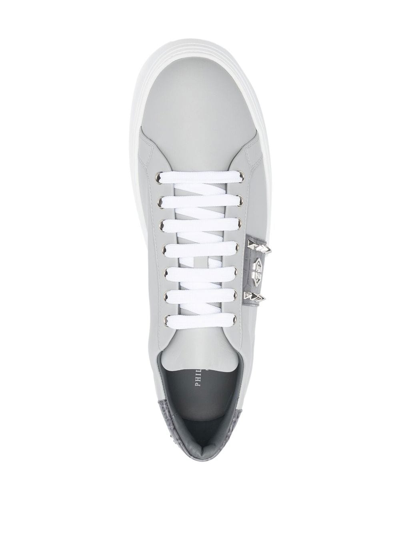 Philipp Plein The Plein Original Tm Low-top Sneakers In 灰色