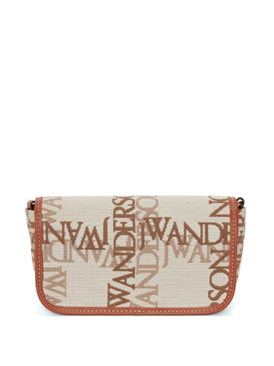 Shop Jw Anderson Anchor Chain Shoulder Bag In Neutrals