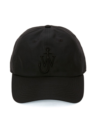 Shop Jw Anderson Anchor Logo-embroidered Baseball Cap In Black