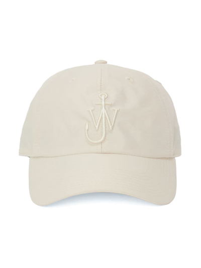 Jw Anderson Logo Baseball Cap In White