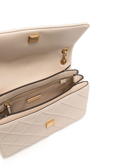 Tory Burch Fleming Leather Shoulder Bag In Neutrals