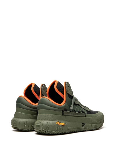 Shop Brand Black Rare Metal Ii "olive Orange" Sneakers In Green