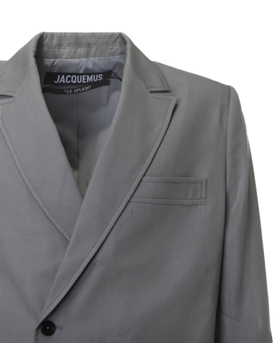 Shop Jacquemus Jacket The Moulin Dresses In Grey
