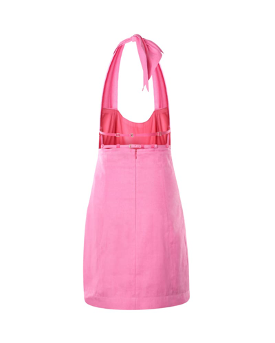 Shop Jacquemus Dress La Robe Limao In Pink