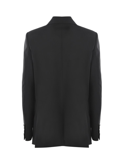 Shop Dsquared2 Double-breasted Blazer In Black