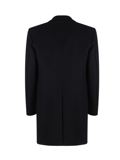 Shop Dondup Single-breasted Cloth Coat In Universo