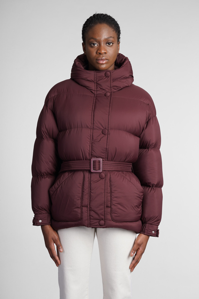 Shop Ienki Ienki Puffer In Bordeaux Nylon