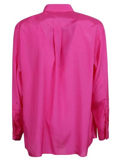 Shop Valentino Classic Plain Shirt In Pink Pp
