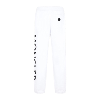 Shop Moncler Logo Sided Track Pants In White