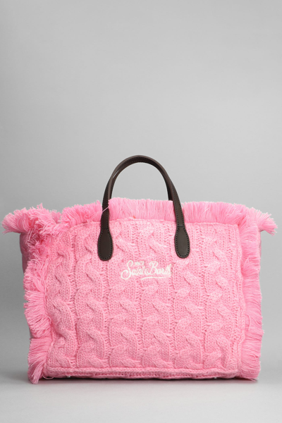 Shop Mc2 Saint Barth Colette Tote In Rose-pink Polyester