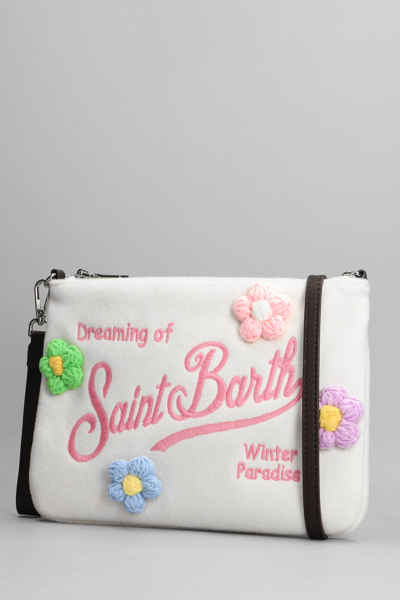 Shop Mc2 Saint Barth Clutch In White Polyester