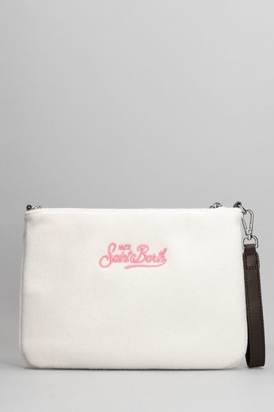 Shop Mc2 Saint Barth Clutch In White Polyester