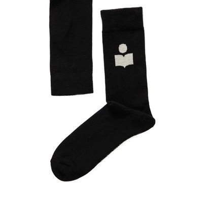 Shop Isabel Marant Siloki Socks In Black