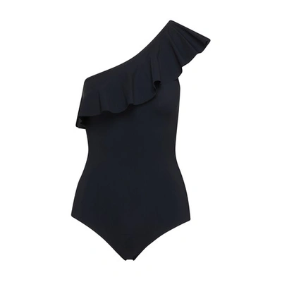 Shop Isabel Marant Sicilya Swimsuit In Black