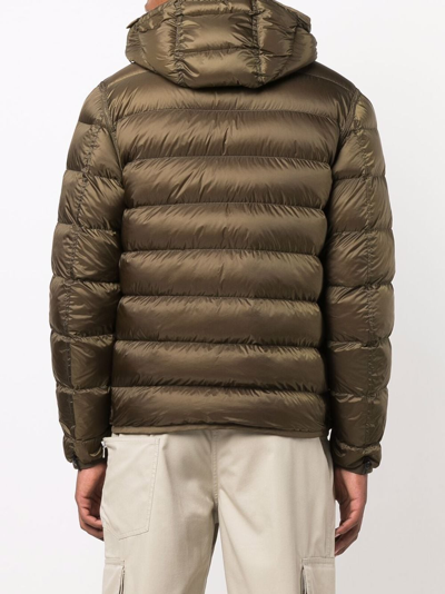 Shop Ten C Padded Jacket In Oliva Scuro