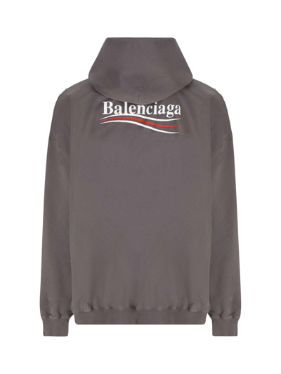 balenciaga political logo hoodie