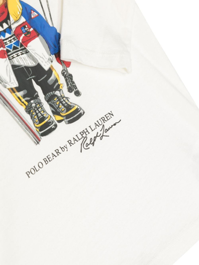 Shop Ralph Lauren Polo Bear Long-sleeve T-shirt In White