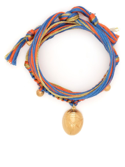 Aurelie Bidermann Honolulu Scarabée Bracelet In Multicolor | ModeSens