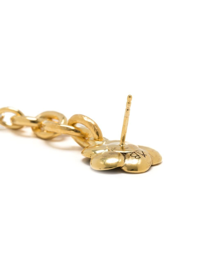 Shop Aurelie Bidermann Dallah Drop Earrings In Gold & Black Onyx