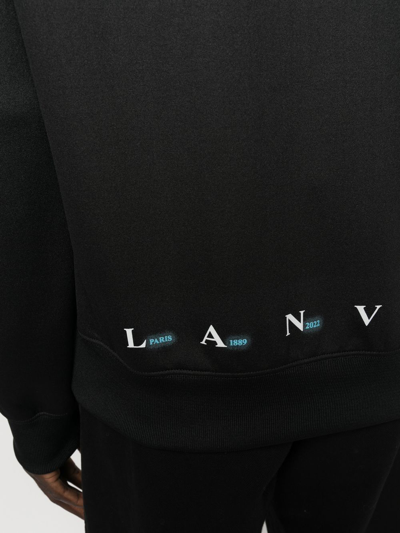 Shop Lanvin Sci-fi-print Sweatshirt In Black