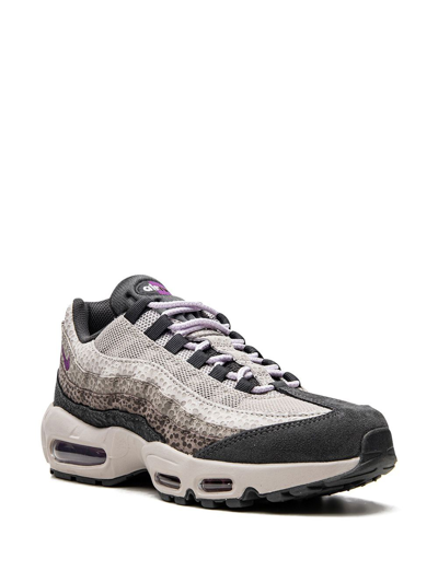 Nike Air Max 95 Suede And Mesh Sneakers In Black