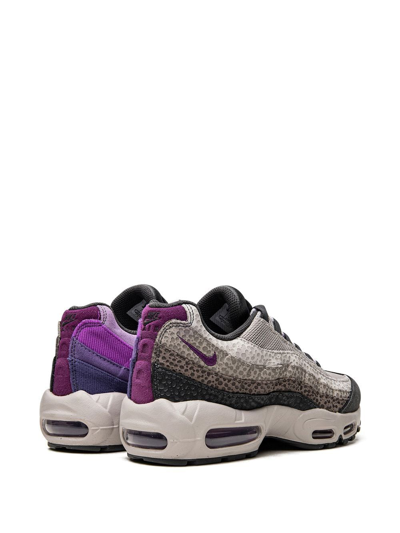 Nike Air Max 95 Suede And Mesh Sneakers In Black