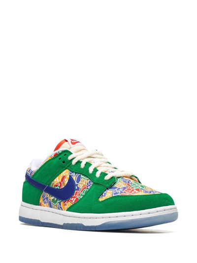 Nike Dunk Low "foam Finger" Sneakers In Green