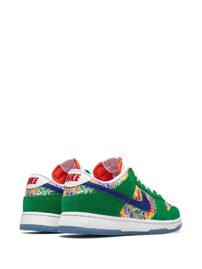 Nike Dunk Low "foam Finger" Sneakers In Green