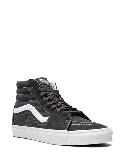 Shop Vans Sk8-hi "asphalt" Sneakers In Grey