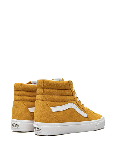 Shop Vans Pig Suede Sk8 Hi Sneakers In Yellow