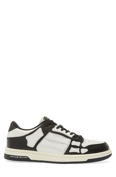 Shop Amiri Skeleton Low Top Sneaker In 004 - Black / White