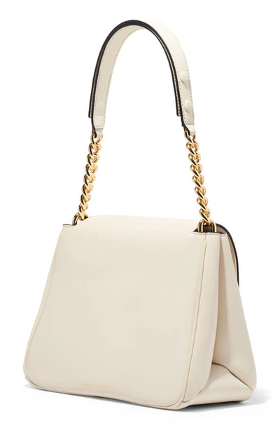 Marc Jacobs The Chain Leather Satchel Bag In New Cloud White