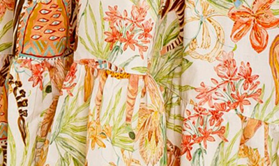 The Lazy Poet Mika Wide Caravan Cotton Nightgown In Green