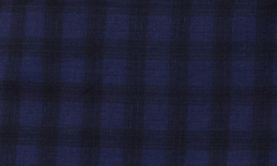 Shop Bugatchi Ooohcotton® Check Button-up Shirt In Night Blue