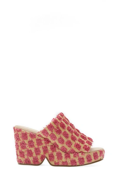 Shop Cecelia New York Frost Wedge Slide Sandal In Canvas Pink Floral