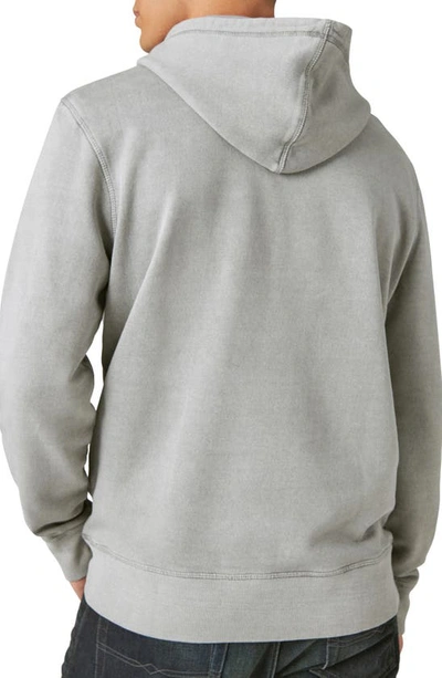 Lucky Brand Yellowstone Dutton Ranch Hoodie In Steel Gray