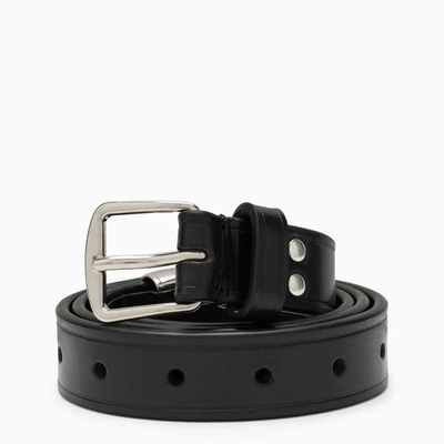 Shop Ann Demeulemeester | Adjustable Black Leather Belt