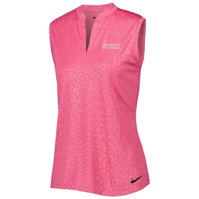 Nike Women's Dri-fit Victory Sleeveless Golf Polo In Pink