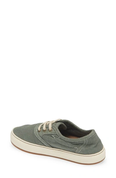 Sanuk Avery Lace-up Hemp Sneaker In Slate