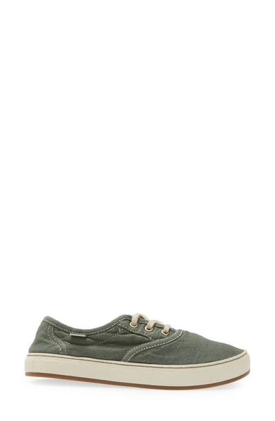 Shop Sanuk Avery Lace-up Hemp Sneaker In Slate