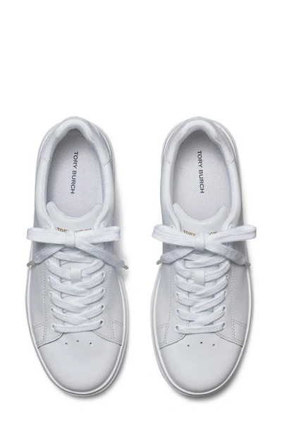 Tory Burch Howell Sneaker In Titanium Wh/titanium Wh