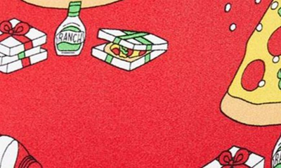 Saxx Boxer Briefs In Pizza On Earth- Red
