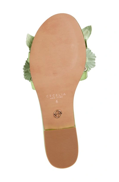 Shop Cecelia New York Lila Slide Sandal In Citrus