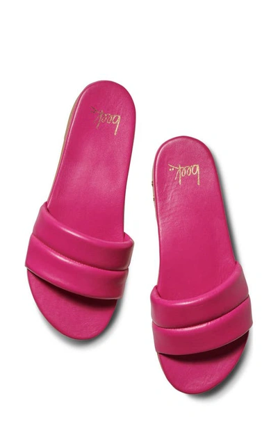 Shop Beek Sugarbird Slide Sandal In Fucshia