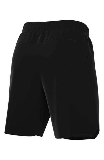 Shop Nike Court Dri-fit Advantage Tennis Shorts In Black/ White