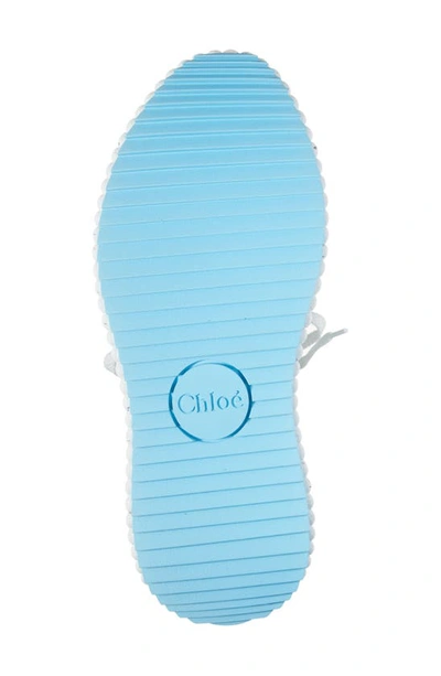 Shop Chloé Nama Platform Sneaker In Creamy Lilac