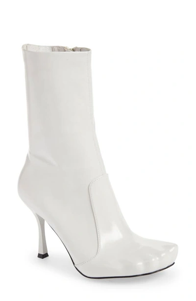 Jeffrey Campbell Visionary Stiletto Boot In Cream