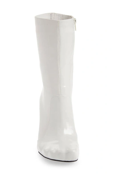 Jeffrey Campbell Visionary Stiletto Boot In Cream