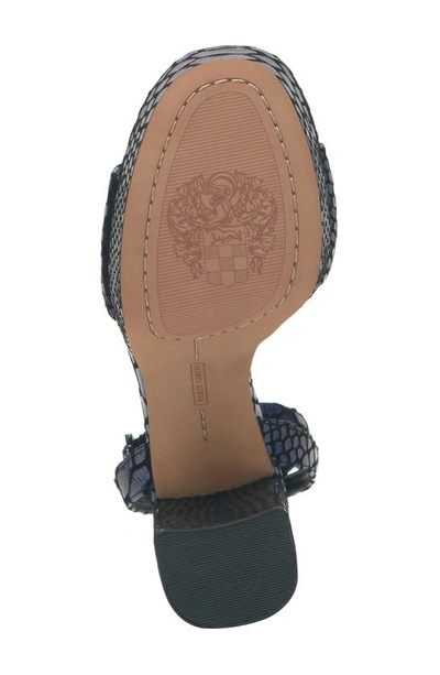Vince Camuto Pendry Ankle Strap Platform Sandal In Deep Ocean
